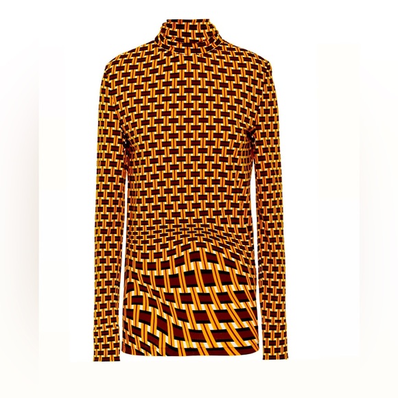 Prada Tops - PRADA GEOMETRIC TURTLENECK